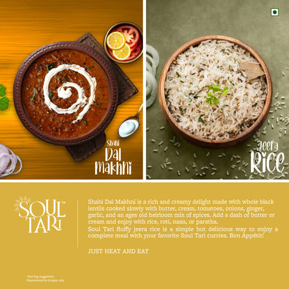 Shahi Dal Makhni + Jeera Rice